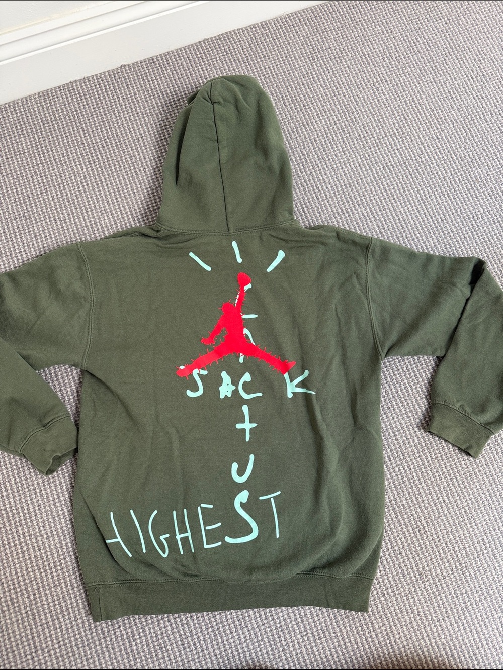 Nike Travis Scott Cactus Jack Green Hoodie